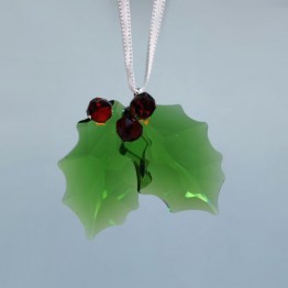 Swarovski Kristal | Silver Crystal | Kerst | Hulstblad Holly - Ornament | 5286155